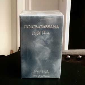 D&C light blue men’s cologne 2.5 oz